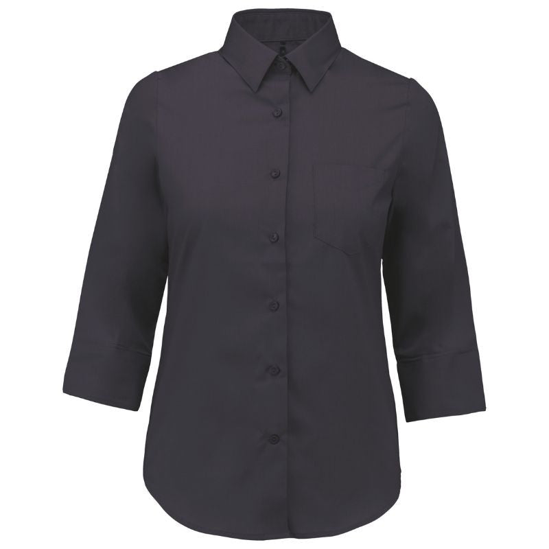 Chemise de service femme gris