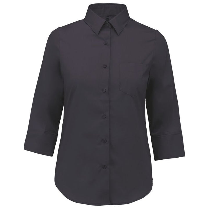 Chemise de service femme gris