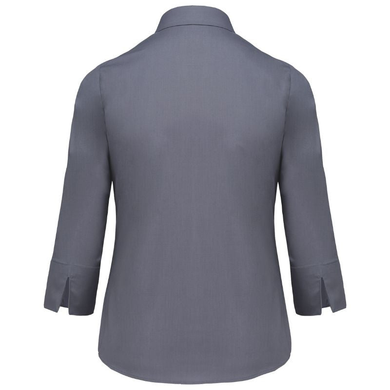 Dos chemise de service gris