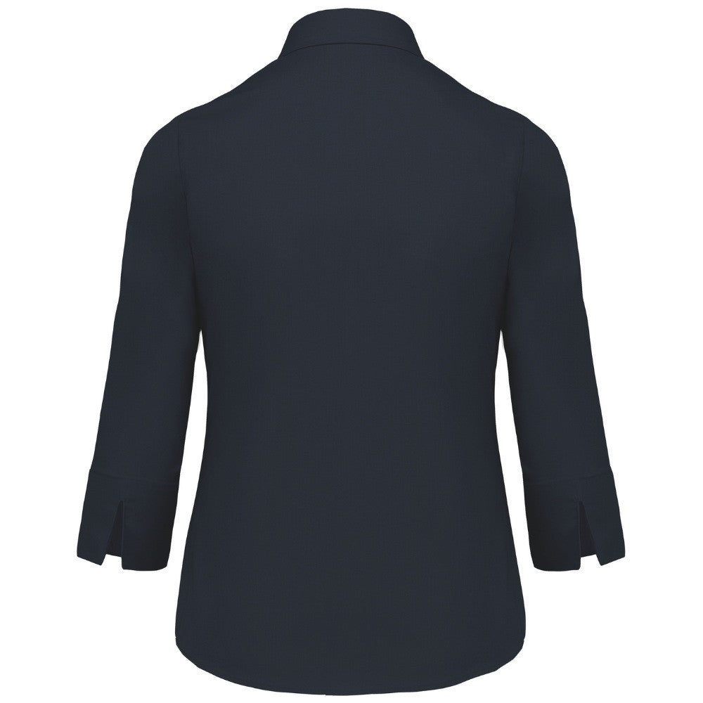 Dos chemise de service bleu marine