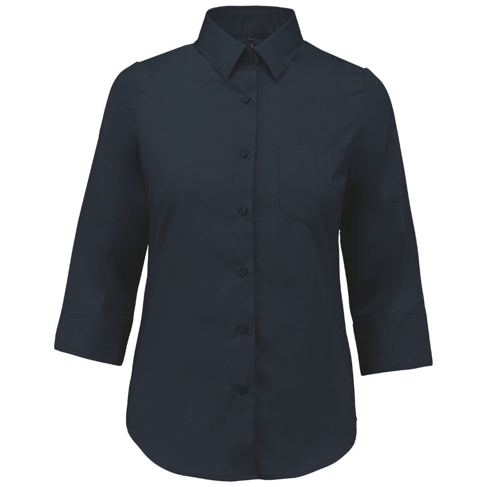 Chemise de service bleu marine-KARIBAN