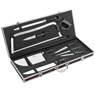 Mallette de Boucher 4 Outils et 5 Couteaux - PRADEL