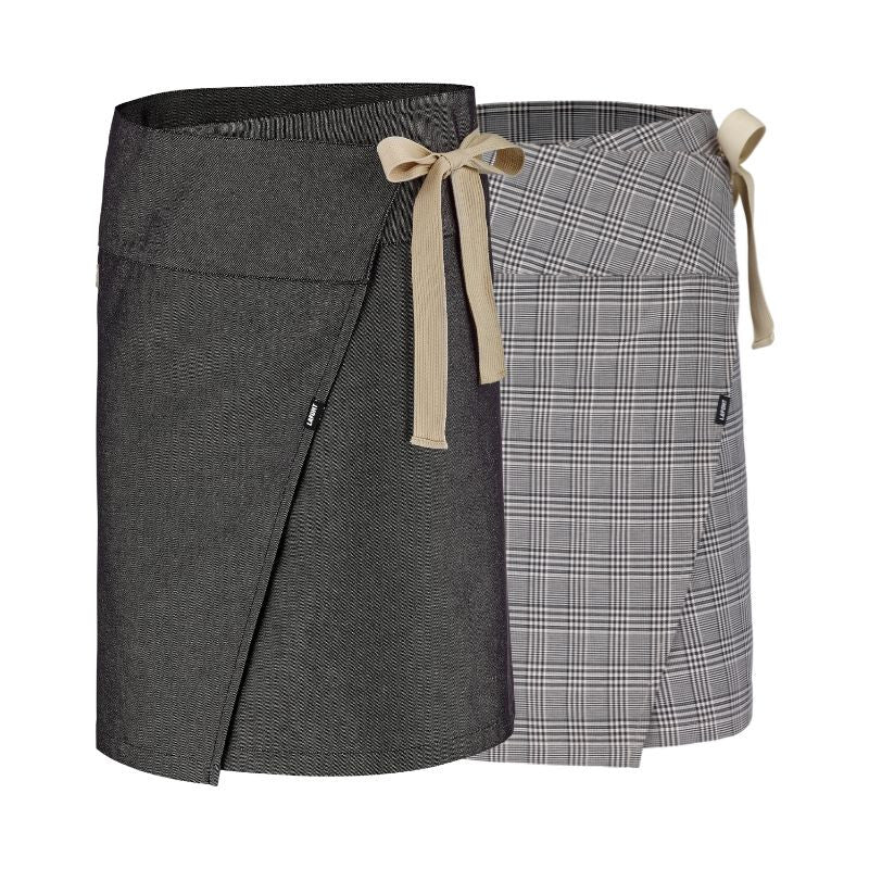 Tablier wok noir et beige - lafont