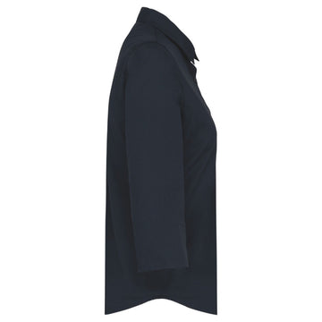 Chemise de Travail Femme Manches 3/4 bleu marine