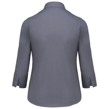 Chemise de Travail Femme Manches 3/4 gris