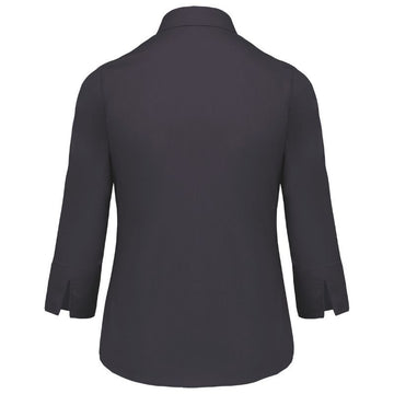 Chemise de Travail Femme Manches 3/4 anthracite