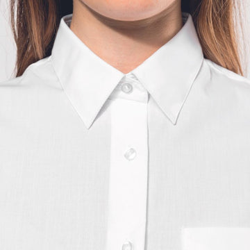 Chemise de Travail Femme Manches 3/4 blanc