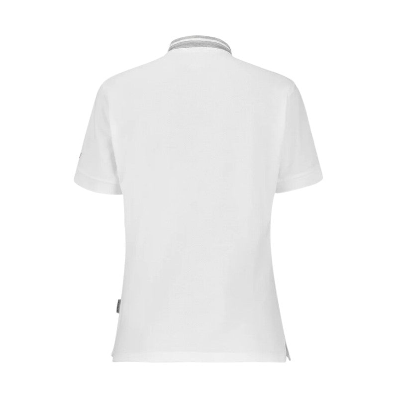 Polo de Travail Femme Jasmin Blanc - LAFONT-SERVICE dos