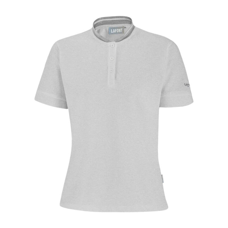 Polo de Travail Femme Jasmin Gris - LAFONT-SERVICE face