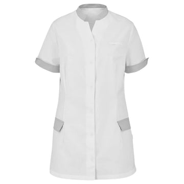 Blouse Estheticienne Femme Blanc face