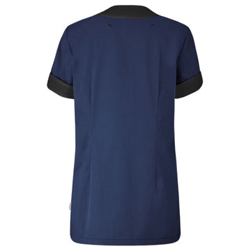 Tunique Esthéticienne Courte Femme Bleu dos