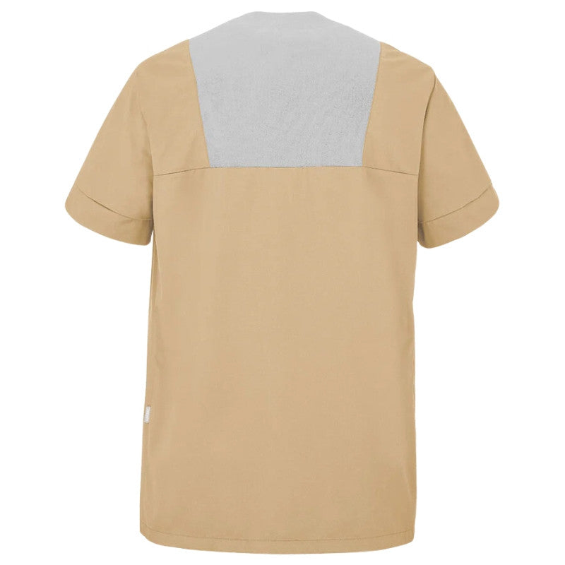 Tunique Medicale Homme Beige dos