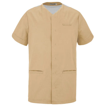 Tunique Medicale Homme Beige face