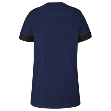 Tunique Medicale Femme Courte Bleu dos