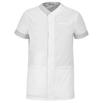 Tunique Medicale Homme Blanc face