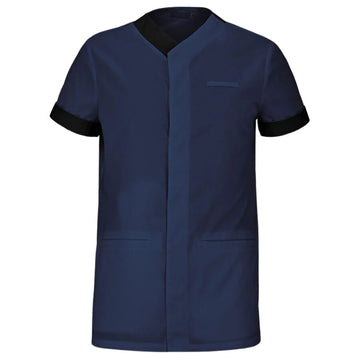 Tunique Medicale Homme Bleu Marine face
