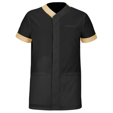 Tunique Medicale Homme Noir face