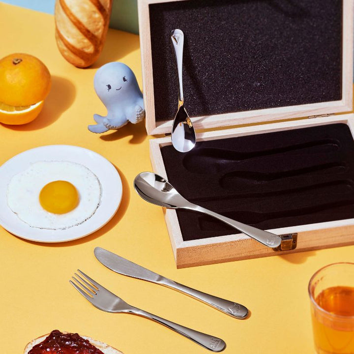 Coffret bois 4 couverts enfant Kiddo - PRADEL