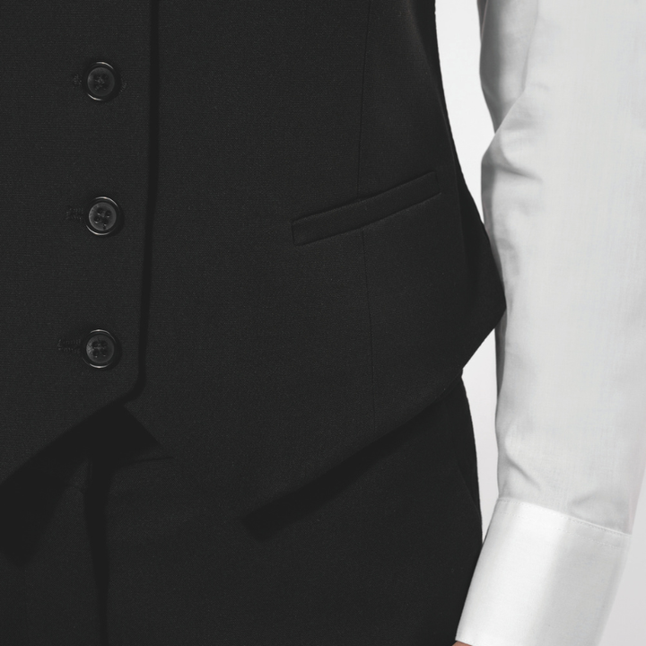 Gilet de Service Femme Noir - KARIBAN