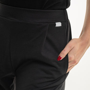 Pantalon Médical Femme Noir Soft – LAFONT SANTE zoom poche