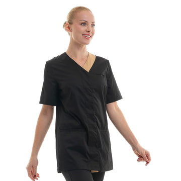 Tunique Esthéticienne Femme Manches Courtes Souplesse – LAFONT SANTE 3/4
