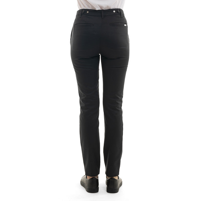 Pantalon de cuisine noir femme