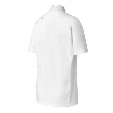 Veste de Cuisine Femme Crush Manches Courtes blanc/noir - MOLINEL