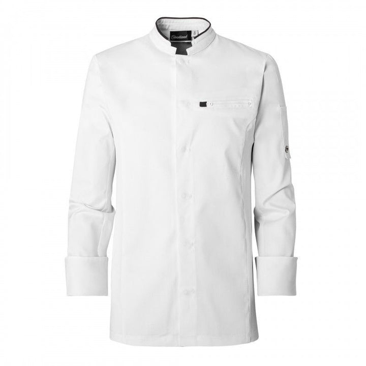Veste de Cuisine Homme Crush Blanc et Noir - MOLINEL