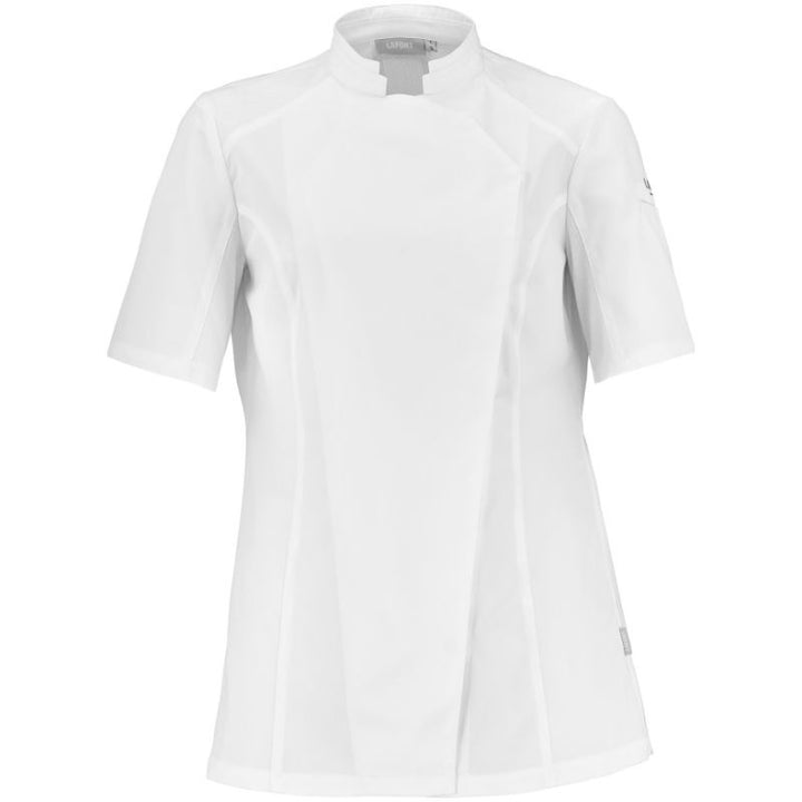 Veste de Cuisine Femme Manches Courtes Nutmeg2 - blanche