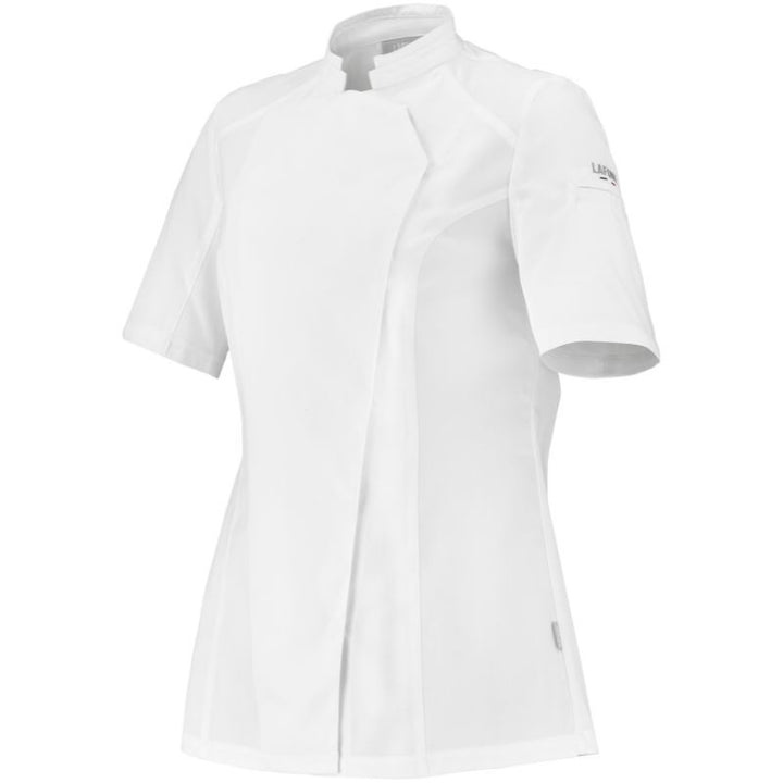 Veste de Cuisine Femme Manches Courtes Nutmeg2 - blanche