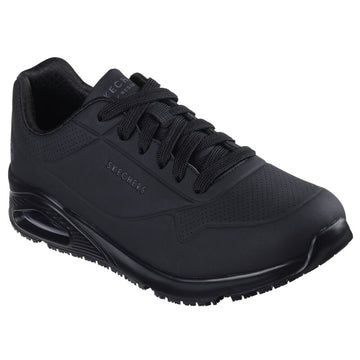 Baskets de Travail Homme Work Relaxed Fit Uno SR Sutal - SKECHERS modèle noir 3/4