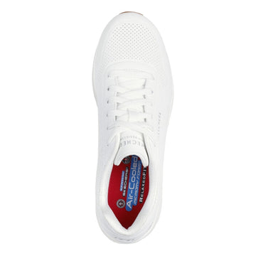 Baskets de Travail Homme Work Relaxed Fit Uno SR Sutal - SKECHERS modèle blanc profil dessus