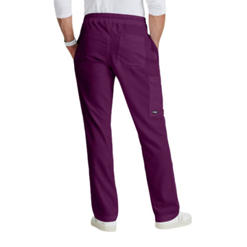 Pantalon Médical Homme Modèle Evan - GREY'S ANATOMY BY BARCO bordeaux dos