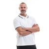 Polo de Travail Skipper Blanc et Bleu Marine - PAYPERWEAR