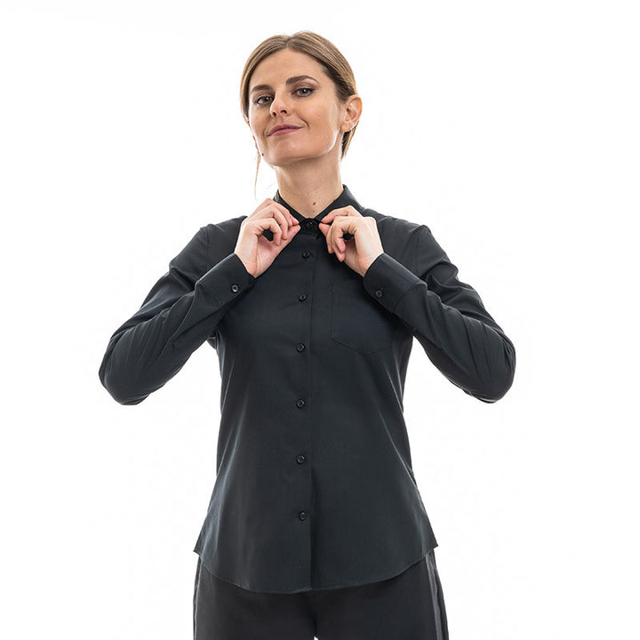 Chemisier de service femme noir