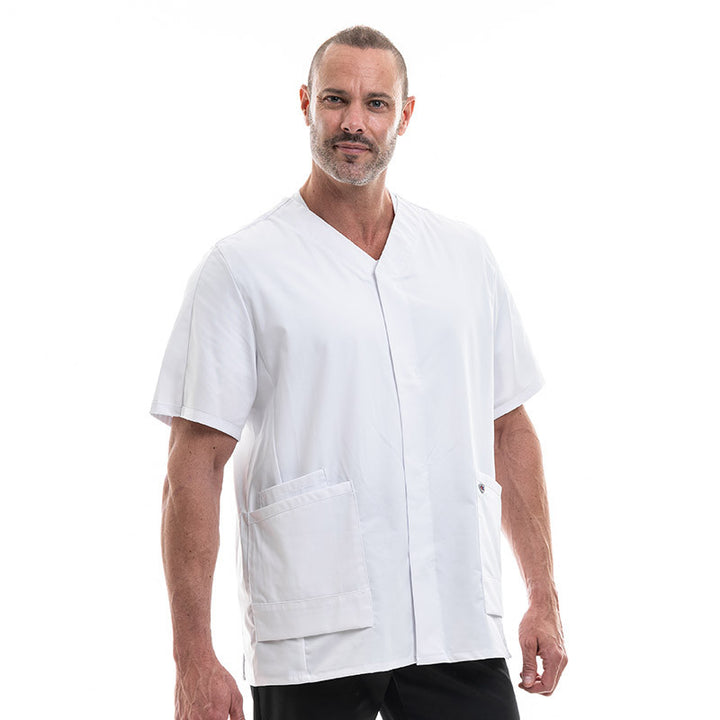 Blouse Médicale Mixte Stretch Blanc - BP® homme