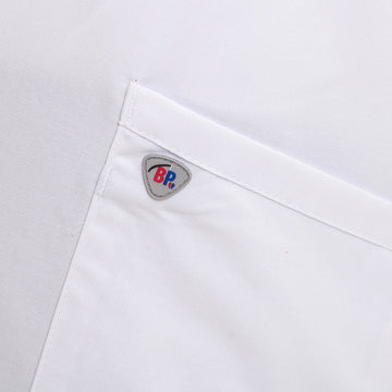 Blouse Médicale Mixte Stretch Blanc - BP® zoom sur la poche avec logo BP