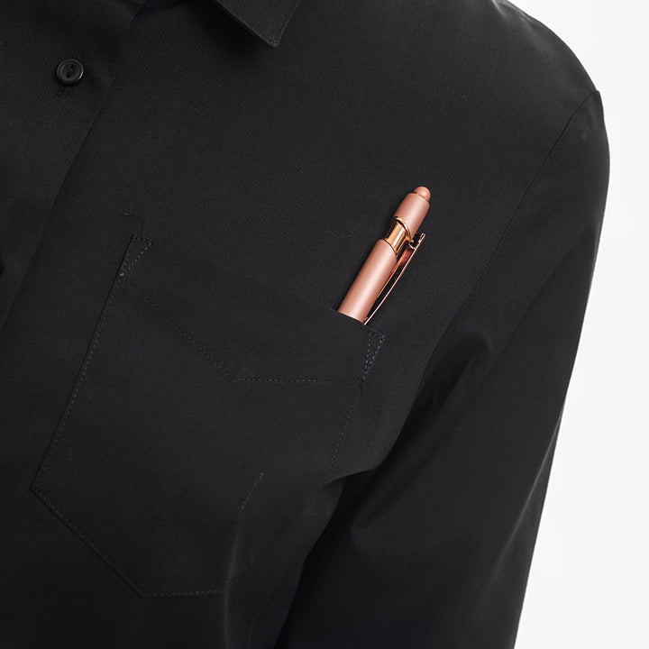 poche chemisier de service noir