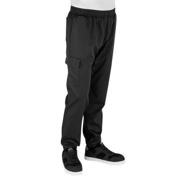Pantalon de Cuisine IGO PTN JOGGING  NOIR - ROBUR