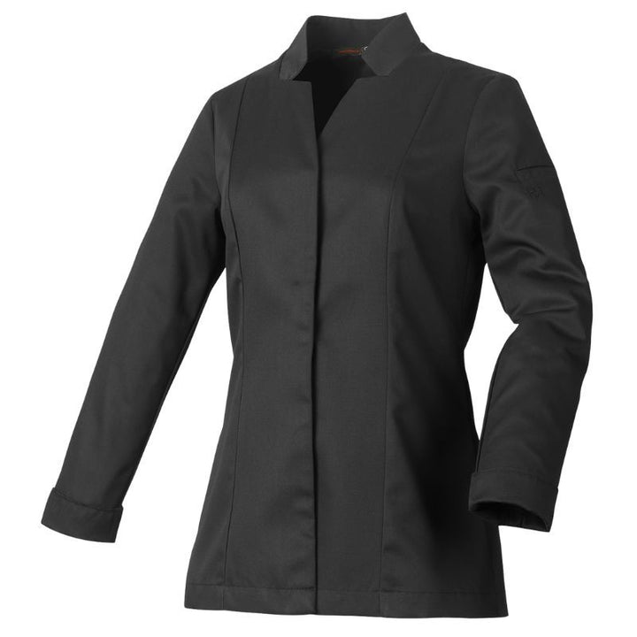 Chemise de Service Femme Gala Manches Longues NOIR