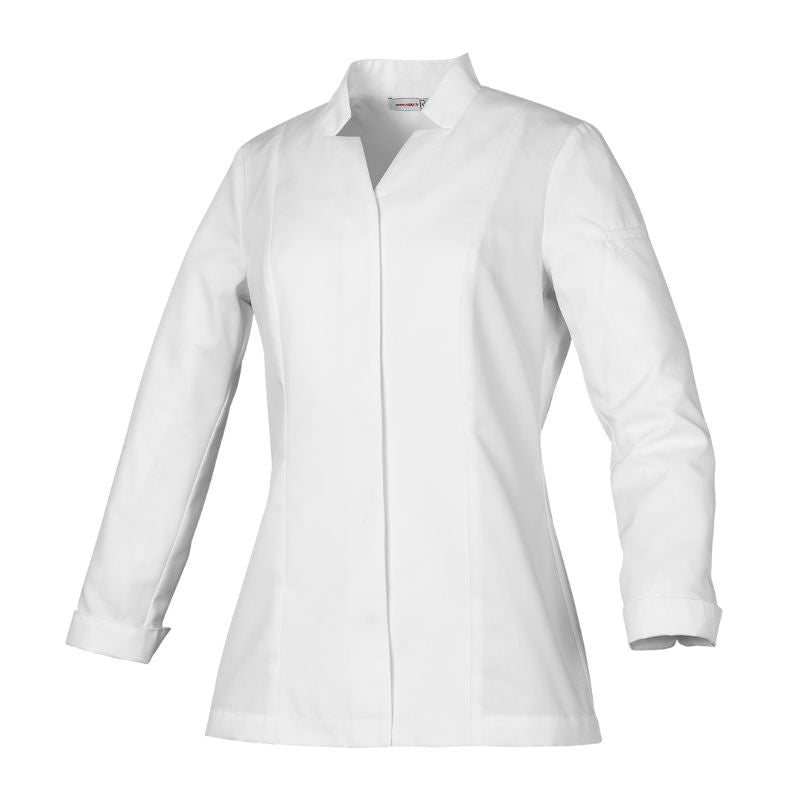 Chemise de Service Femme Gala Manches Longues BLANCHE