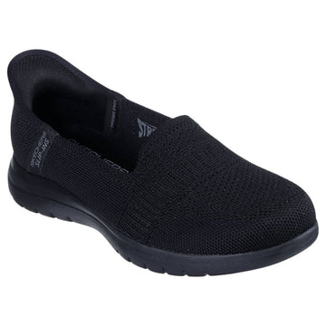 Chaussures de Travail Slip-ins On-the-GO Flex Camellia Skechers en Noir profil 3/4