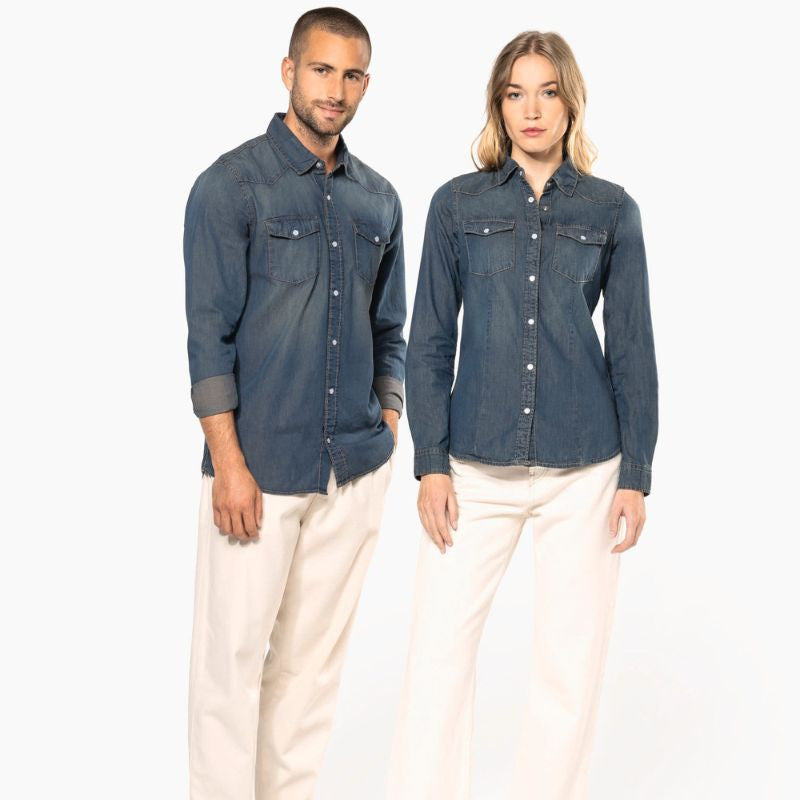 chemises de service en jean