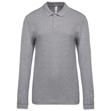 Polo de Travail Homme Gris Chiné - TOPTEX