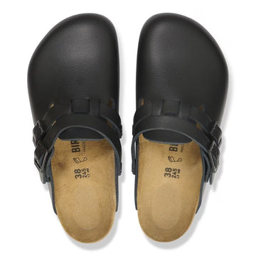 Sabots de Travail Kay Pro Mixte Noir Liseré Bleu Birkenstock Dessus