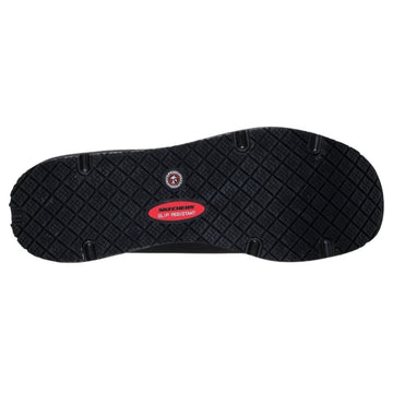 Baskets de Travail Femme Noir ou Blanc Uno - SKECHERS profil noir semelle
