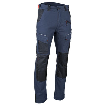 Pantalon de Travail Homme Stretch Bicolore Marine/Noir Stellaire - LMA