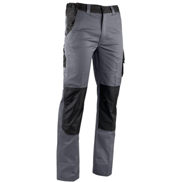 Pantalon de Travail Homme Stretch Multipoches Gris Arion - LMA