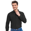 Chemise de Serveur à Manches Longues Noire - RUSSEL by TOPTEX