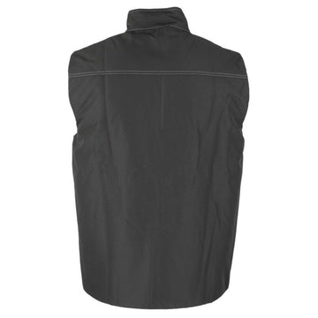 Dos Bodywarmer de Travail Homme Col Montant Noir Cinetic - LMA